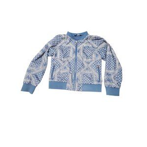 The North Face Flurry Wind Bomber Jacket In Blue Big Girls  XS (6) SEE DETAILS